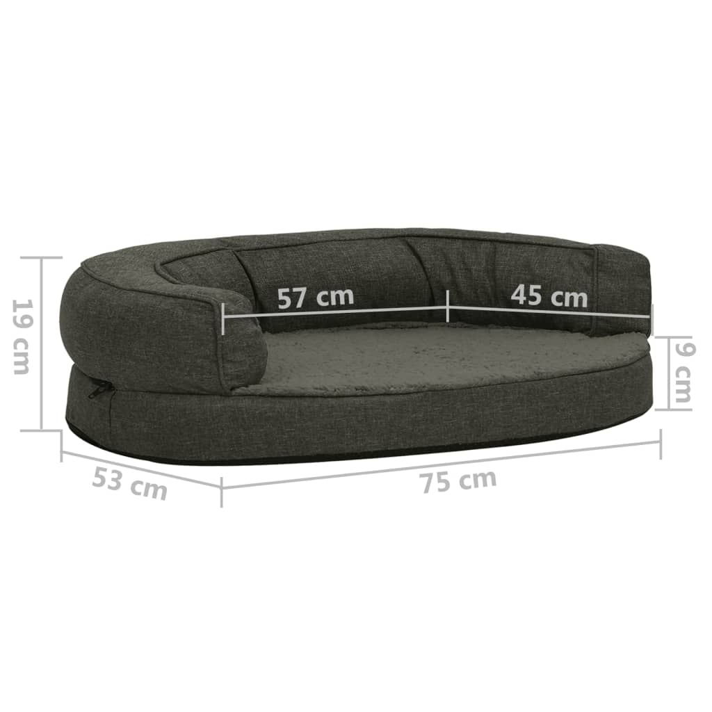 Materasso Ergonomico Per Cani Pile Lino