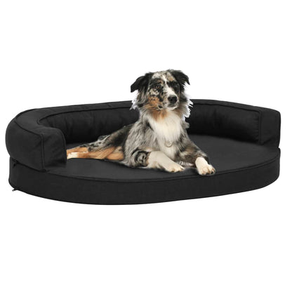 Materasso Ergonomico Per Cani 75X53Cm Effetto Lino