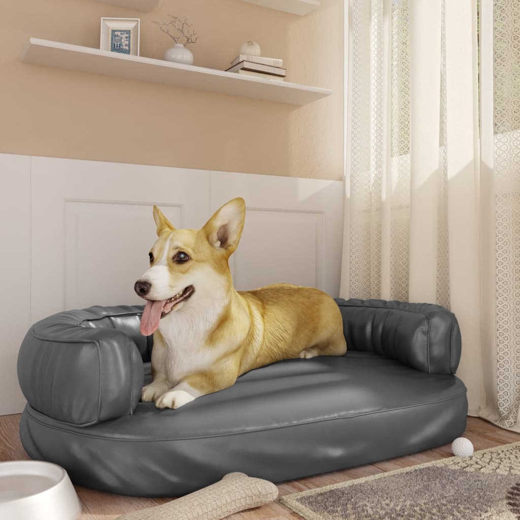 Letto Cani Ergonomico Gommapiuma Similpelle