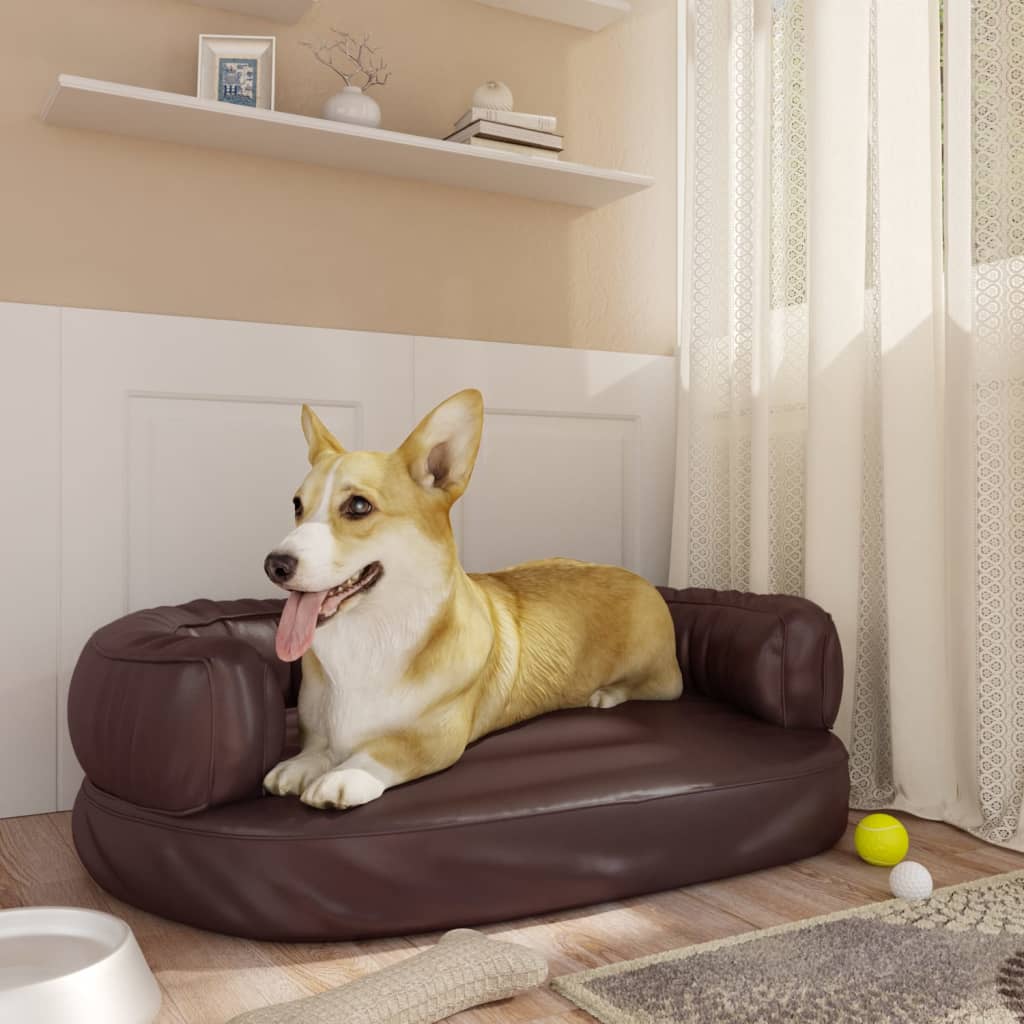 Letto Cani Ergonomico Gommapiuma Similpelle