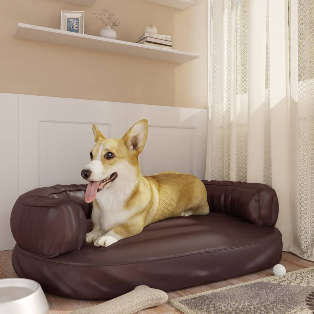 Letto Cani Ergonomico Gommapiuma Similpelle