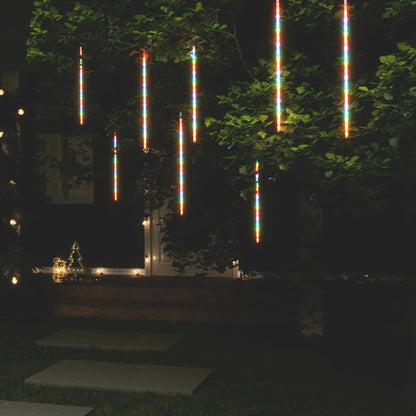 Luci Meteoriche 20 Pz 50Cm Colorate 720 Led Interni Esterni Multicolore