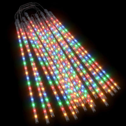 Luci Meteoriche 20 Pz 50Cm Colorate 720 Led Interni Esterni Multicolore