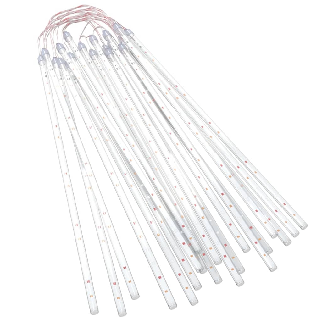 Luci Meteoriche 20 Pz 50Cm Colorate 720 Led Interni Esterni Multicolore