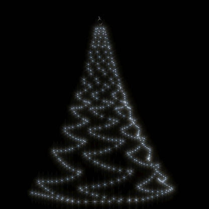 Albero Da Parete Con Gancio Metallico 260 Led 3 M