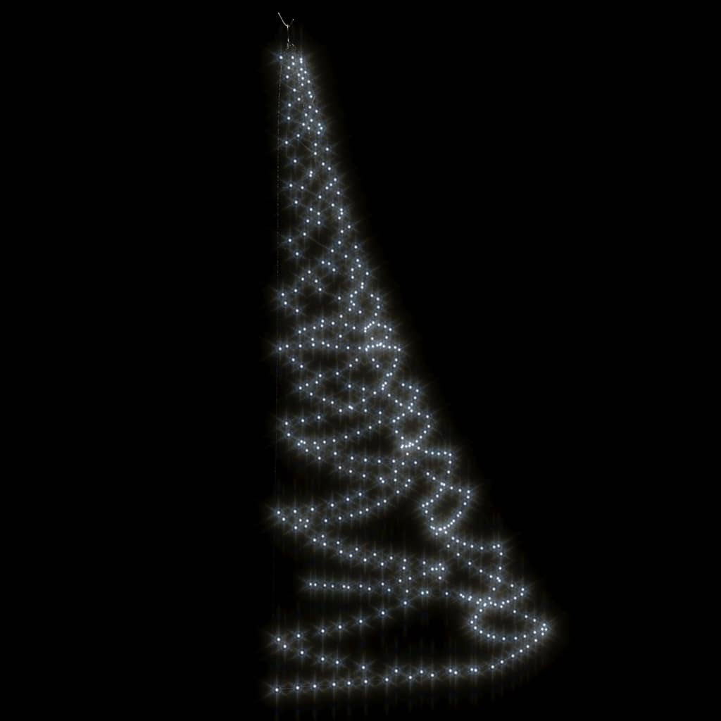 Albero Da Parete Con Gancio Metallico 260 Led 3 M