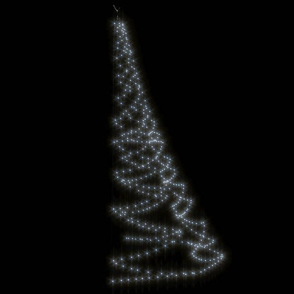Albero Da Parete Con Gancio Metallico 260 Led 3 M