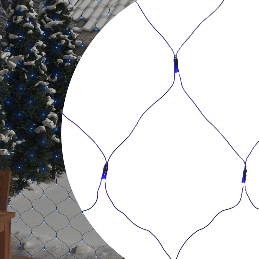 Luci Di Natale Rete Colorate 4X4M 544 Led Interni Esterni