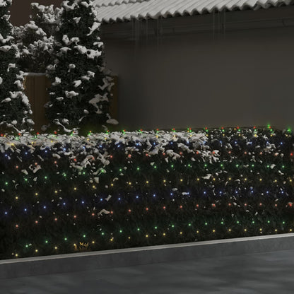 Luci Di Natale Rete Colorate 4X4M 544 Led Interni Esterni