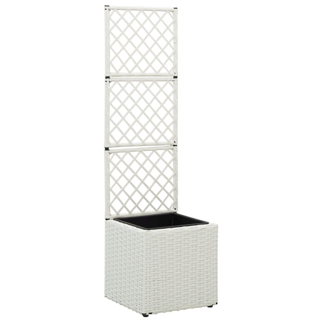 Letto Rialzato Traliccio 1 Vaso 30X30X107Cm Polyrattan