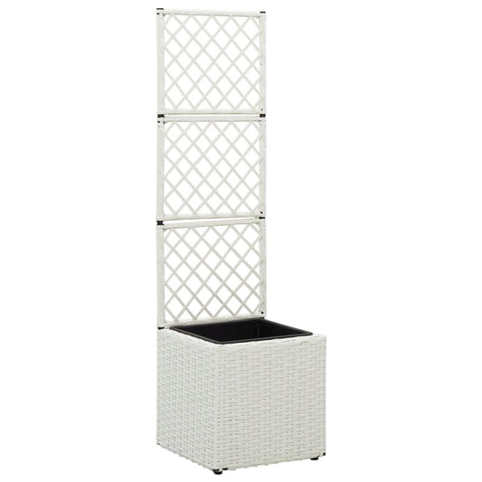 Letto Rialzato Traliccio 1 Vaso 30X30X107Cm Polyrattan