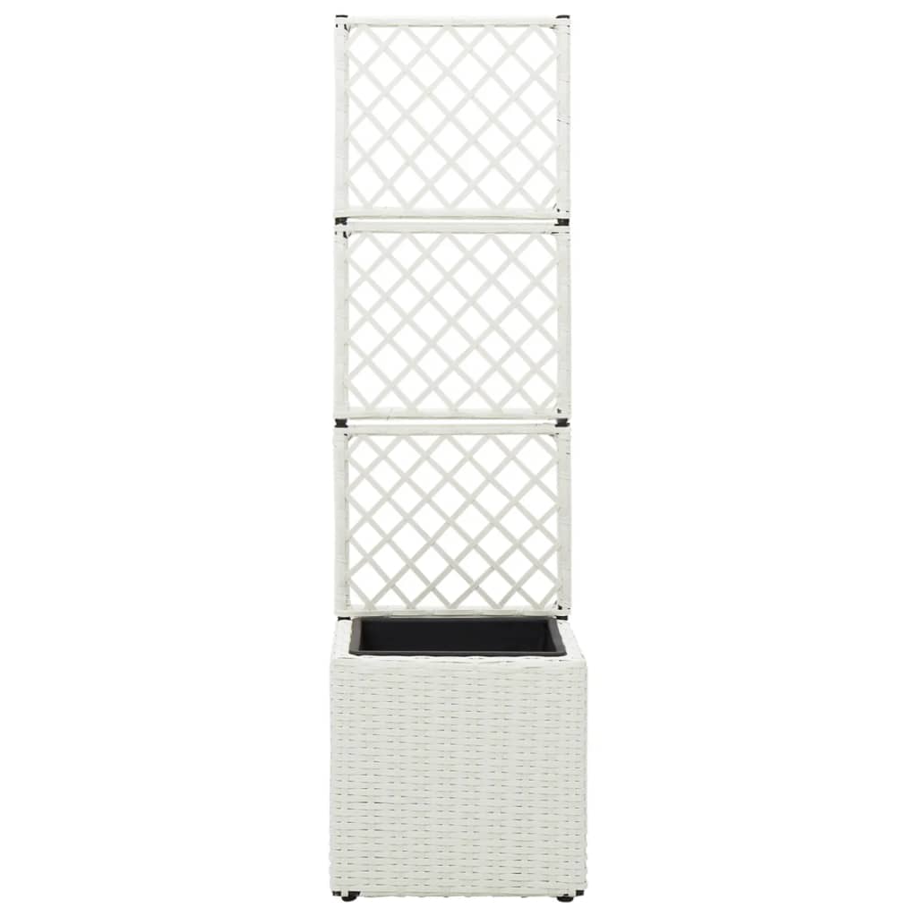 Letto Rialzato Traliccio 1 Vaso 30X30X107Cm Polyrattan