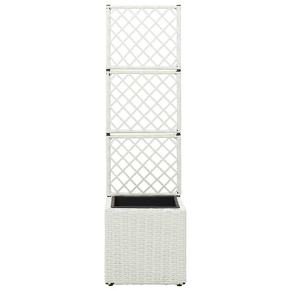 Letto Rialzato Traliccio 1 Vaso 30X30X107Cm Polyrattan