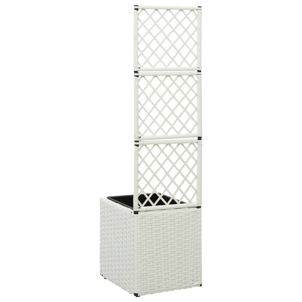Letto Rialzato Traliccio 1 Vaso 30X30X107Cm Polyrattan