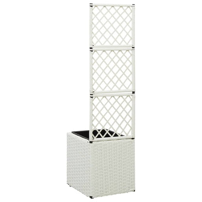 Letto Rialzato Traliccio 1 Vaso 30X30X107Cm Polyrattan