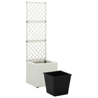 Letto Rialzato Traliccio 1 Vaso 30X30X107Cm Polyrattan