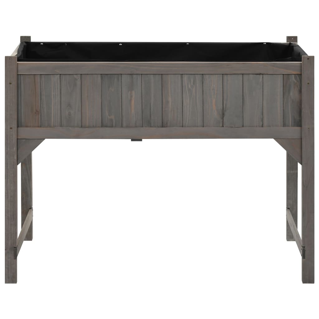 Aiuola Rialzata Con Copertura Serra 110X54X120Cm Abete Massello Bianco