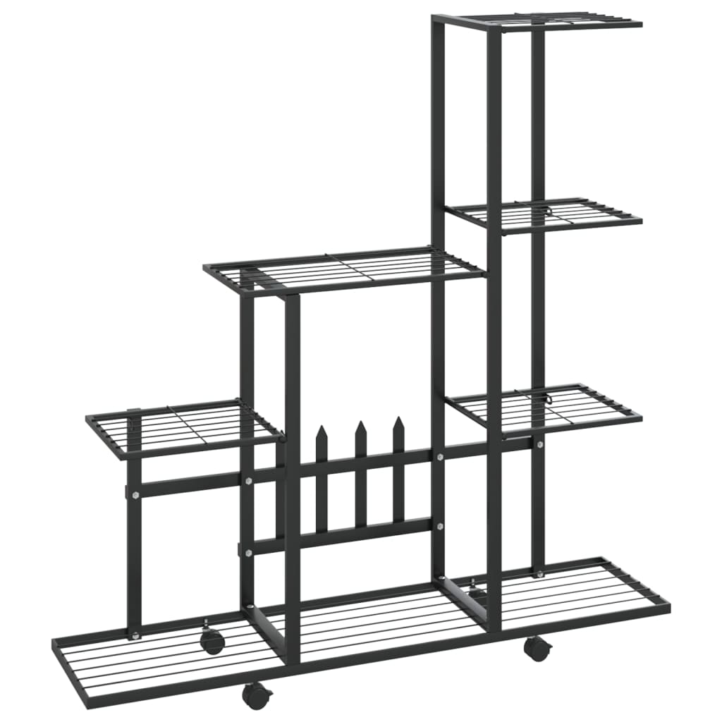 Portapiante 94,5X25X92,5 Cm In Metallo Nero