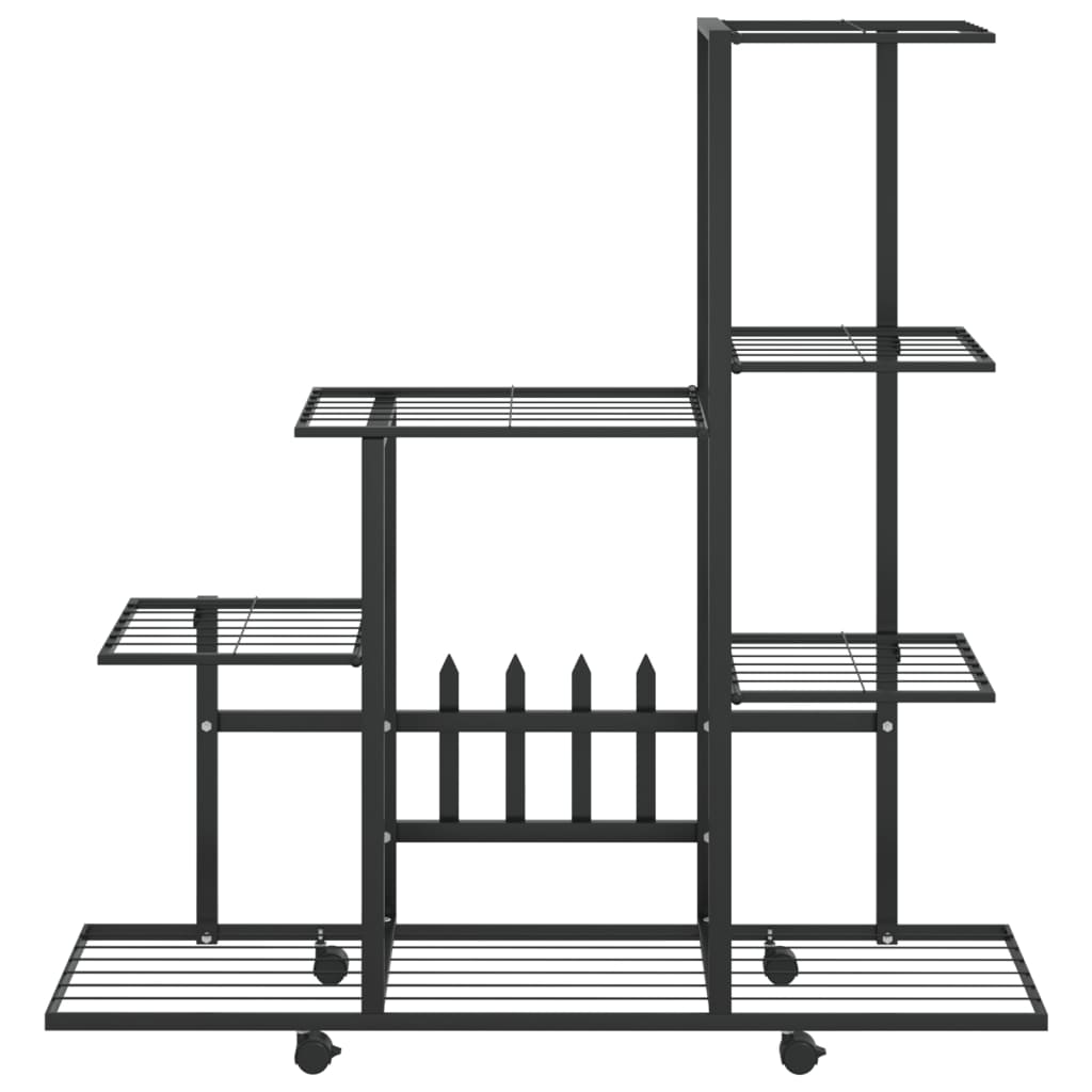 Portapiante 94,5X25X92,5 Cm In Metallo Nero