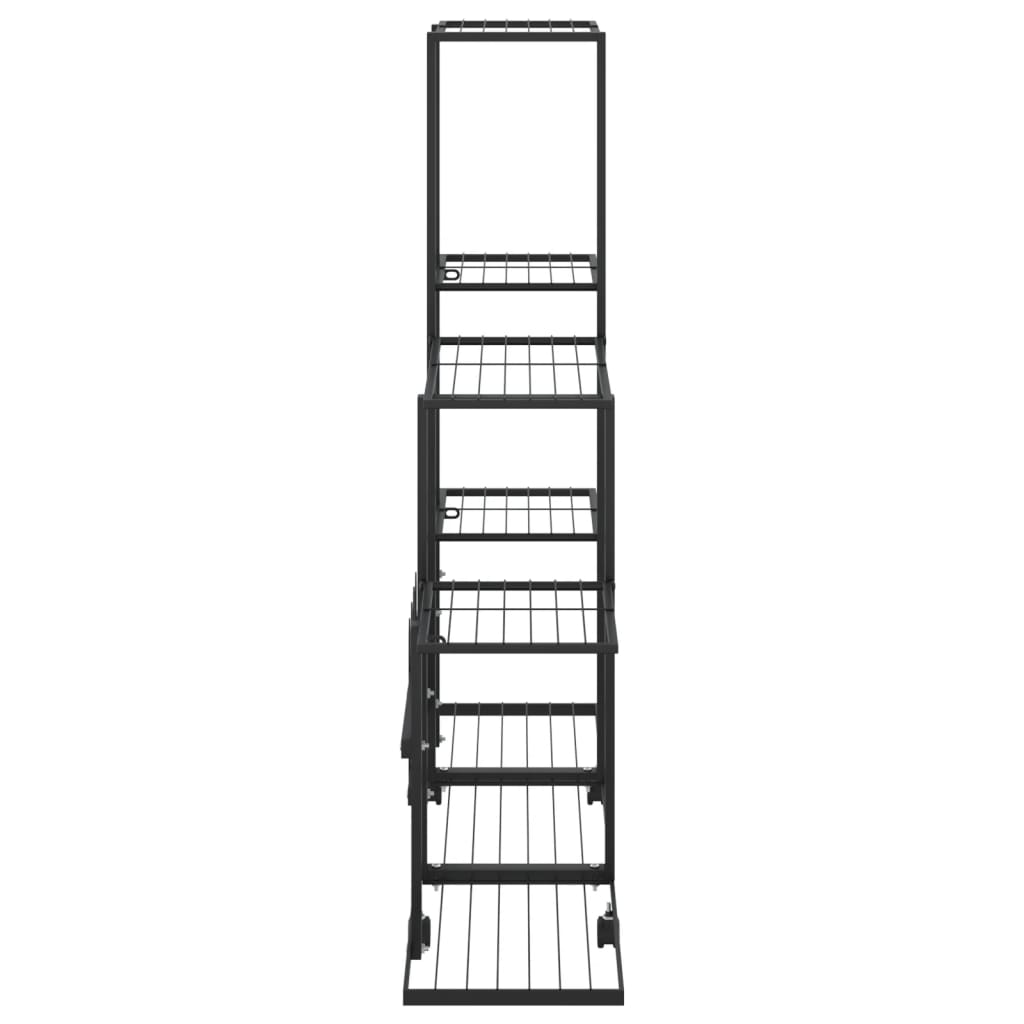 Portapiante 94,5X25X92,5 Cm In Metallo Nero