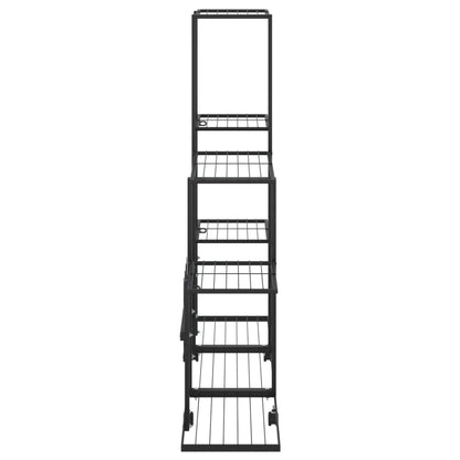 Portapiante 94,5X25X92,5 Cm In Metallo Nero