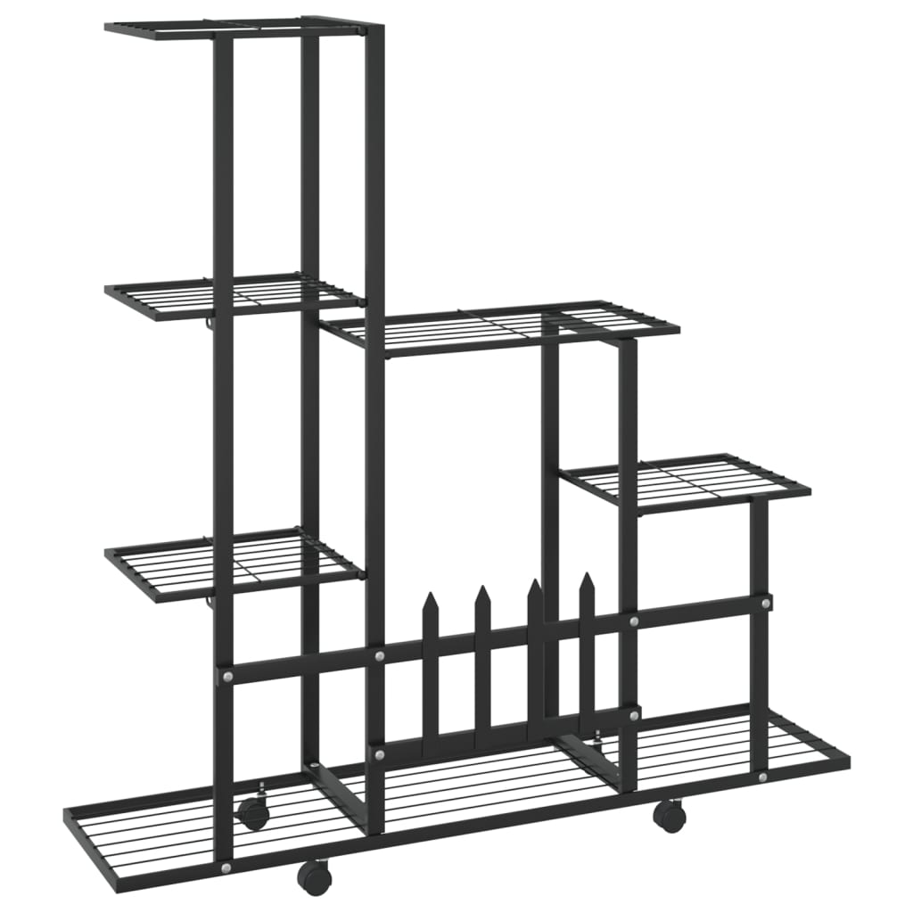 Portapiante 94,5X25X92,5 Cm In Metallo Nero