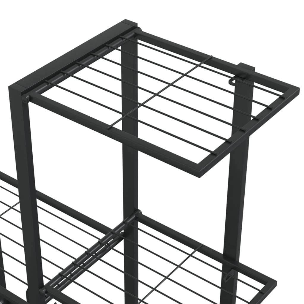 Portapiante 94,5X25X92,5 Cm In Metallo Nero