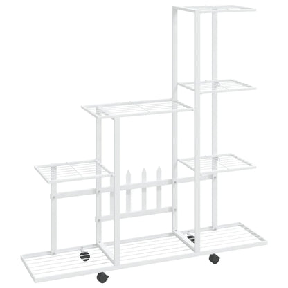 Portapiante 94,5X25X92,5 Cm In Metallo Bianco