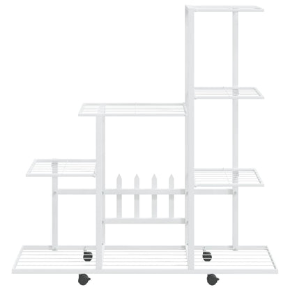 Portapiante 94,5X25X92,5 Cm In Metallo Bianco