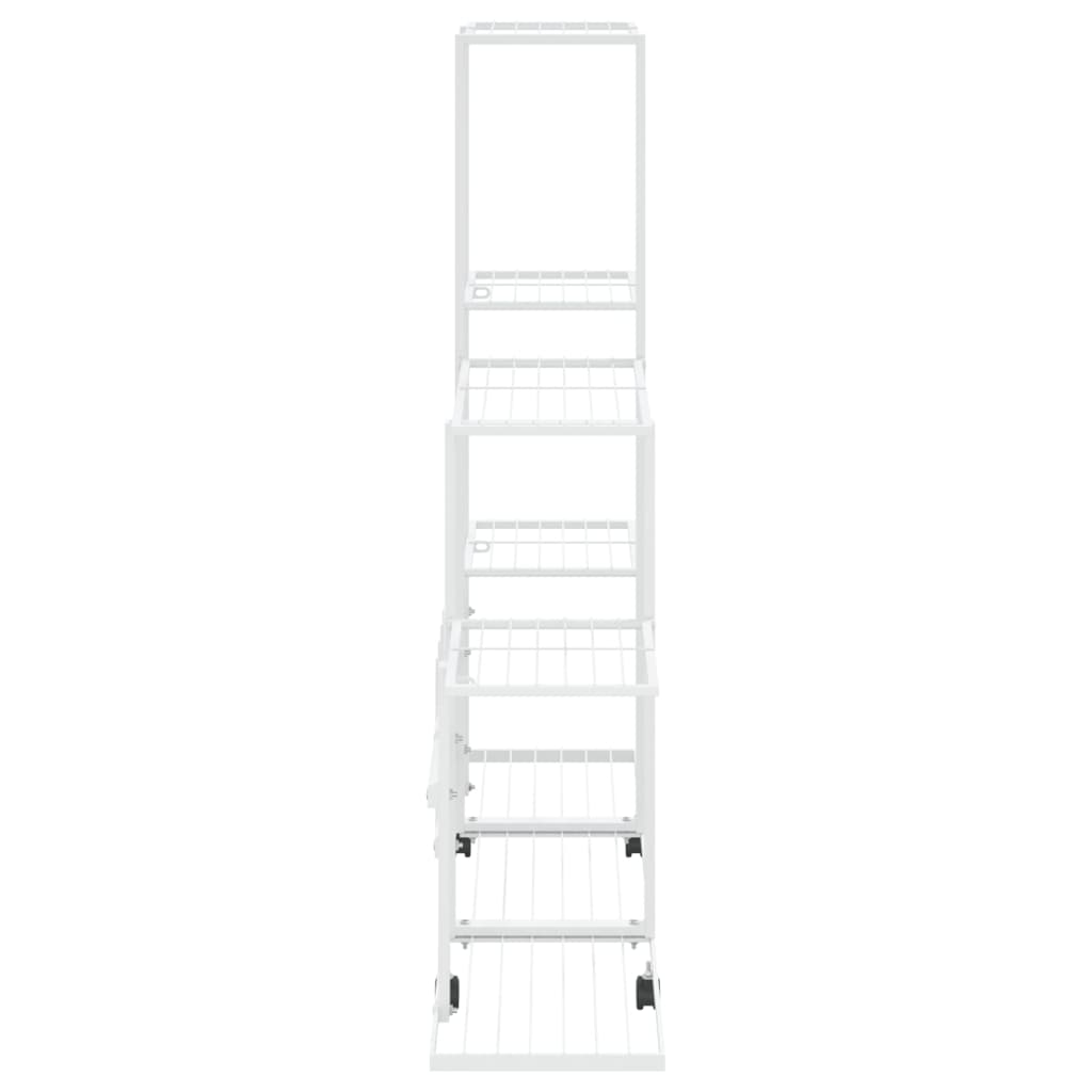 Portapiante 94,5X25X92,5 Cm In Metallo Bianco