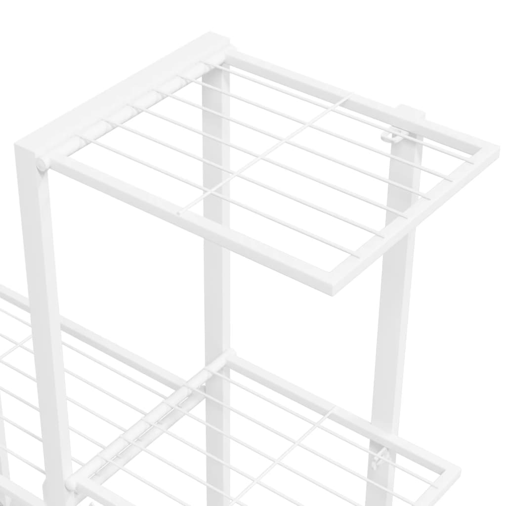 Portapiante 94,5X25X92,5 Cm In Metallo Bianco