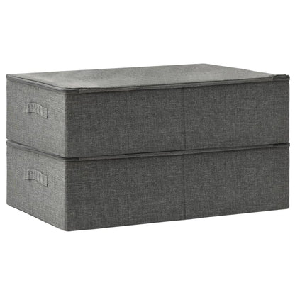 Scatole Portaoggetti 2Pz In Tessuto 70X40X18 Cm