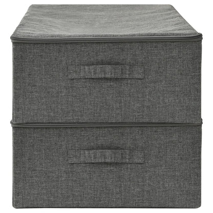 Scatole Portaoggetti 2Pz In Tessuto 70X40X18 Cm
