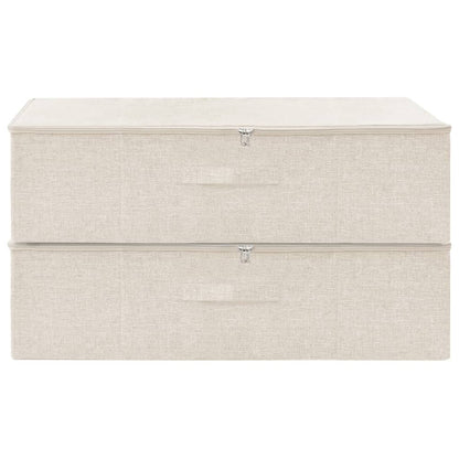 Scatole Portaoggetti 2Pz In Tessuto 70X40X18 Cm