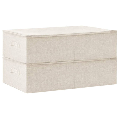 Scatole Portaoggetti 2Pz In Tessuto 70X40X18 Cm
