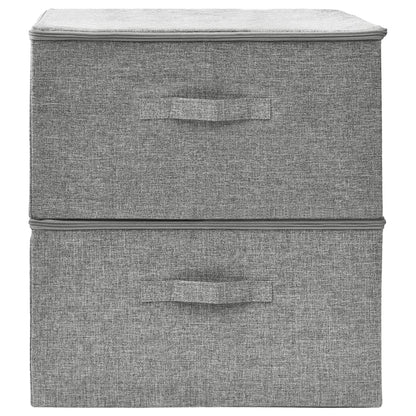 Scatole Portaoggetti 2Pz In Tessuto 43X34X23 Cm