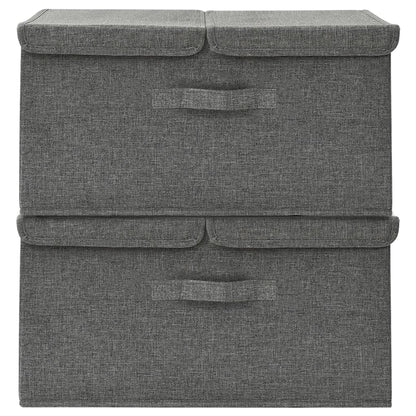Scatole Portaoggetti 2Pz In Tessuto 50X30X25 Cm