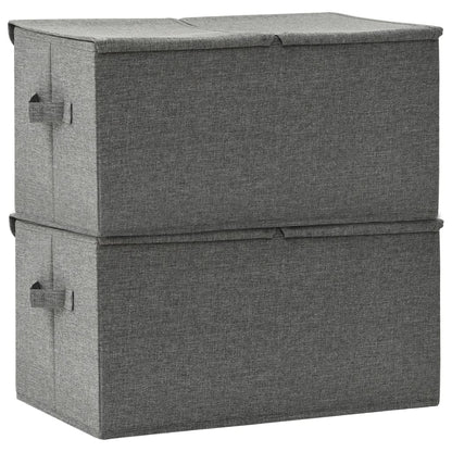 Scatole Portaoggetti 2Pz In Tessuto 50X30X25 Cm