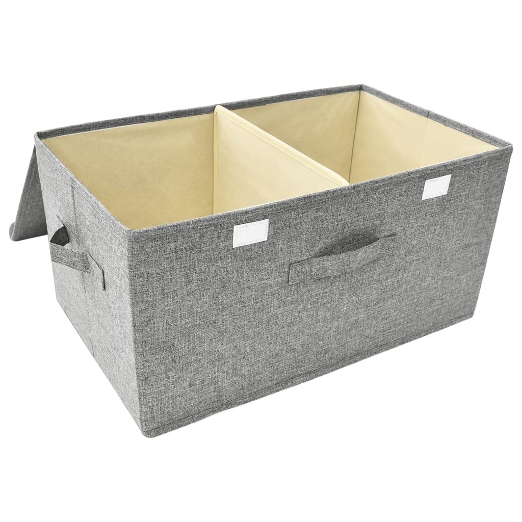 Scatole Portaoggetti 2Pz In Tessuto 50X30X25 Cm