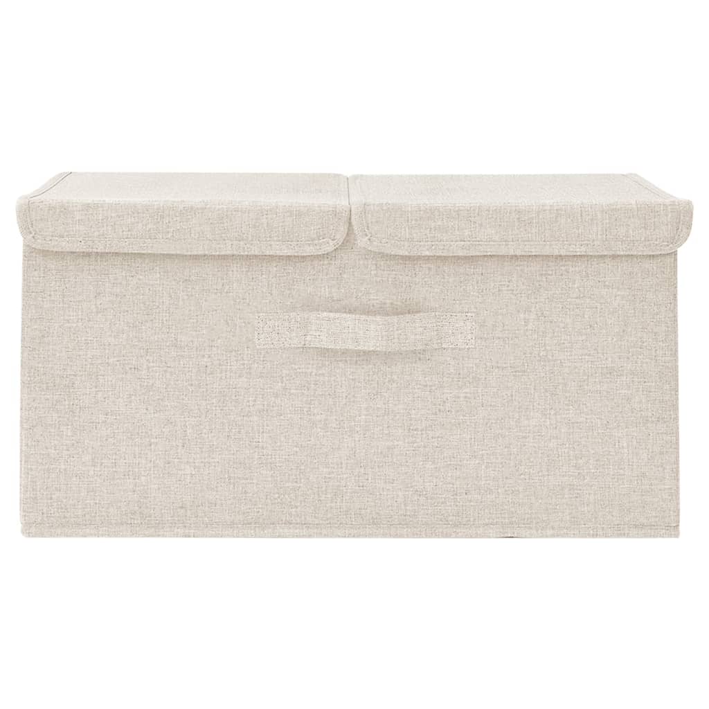 Scatola Portaoggetti In Tessuto 50X30X25 Cm