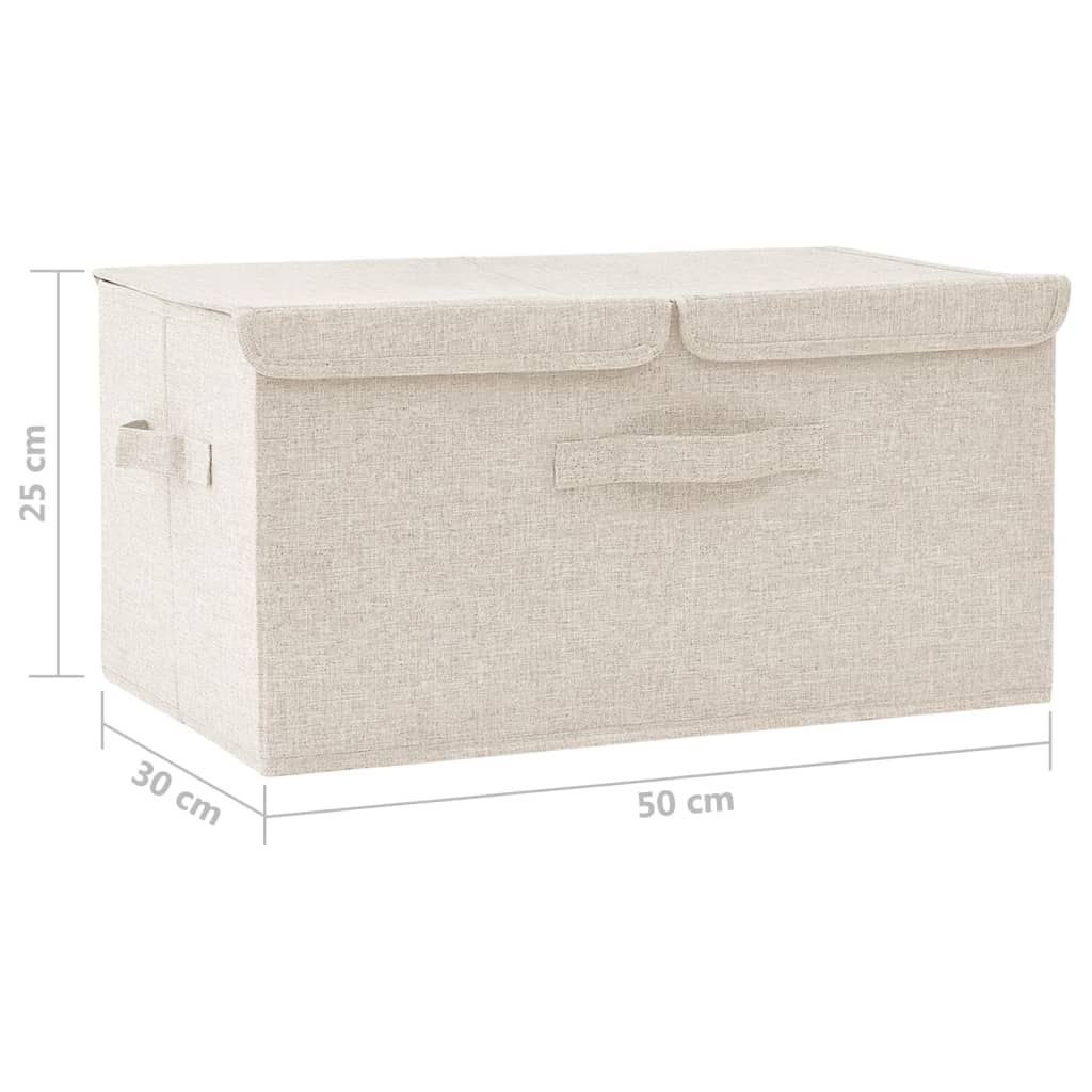 Scatola Portaoggetti In Tessuto 50X30X25 Cm
