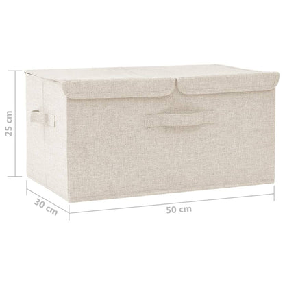Scatola Portaoggetti In Tessuto 50X30X25 Cm