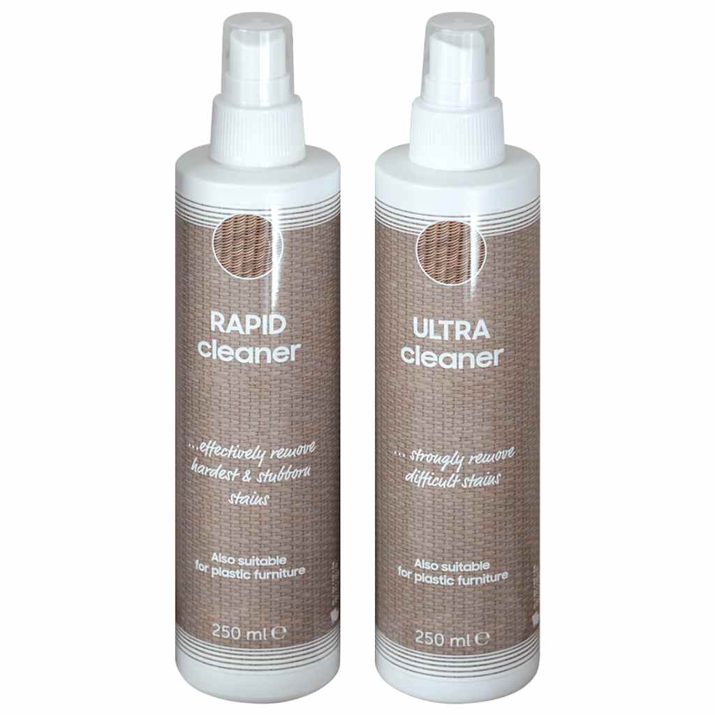 Kit Di Pulizia Per Mobili Giardino Rattan E Textilene 2X250Ml