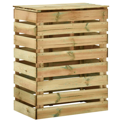 Compostiere Da Giardino Doghe 4 Pz 80X50X100 Cm Pino Impregnato