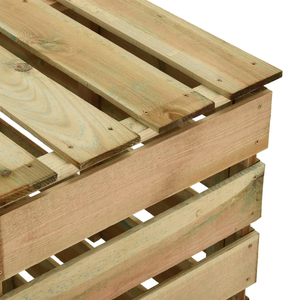 Compostiere Da Giardino Doghe 4 Pz 80X50X100 Cm Pino Impregnato