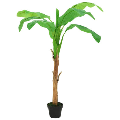 Albero Di Banane Artificiale Con Vaso Verde