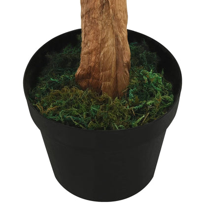 Albero Di Banane Artificiale Con Vaso Verde
