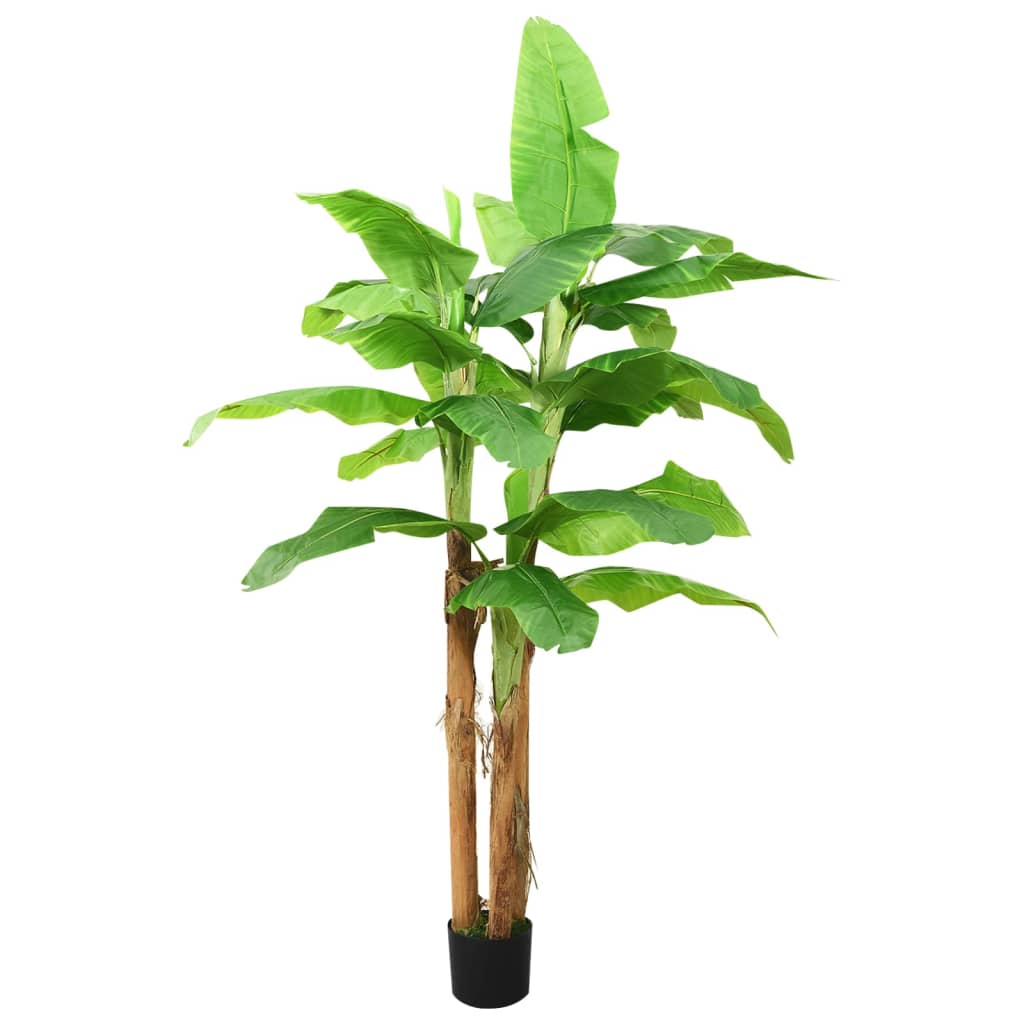 Albero Di Banane Artificiale Con Vaso Verde
