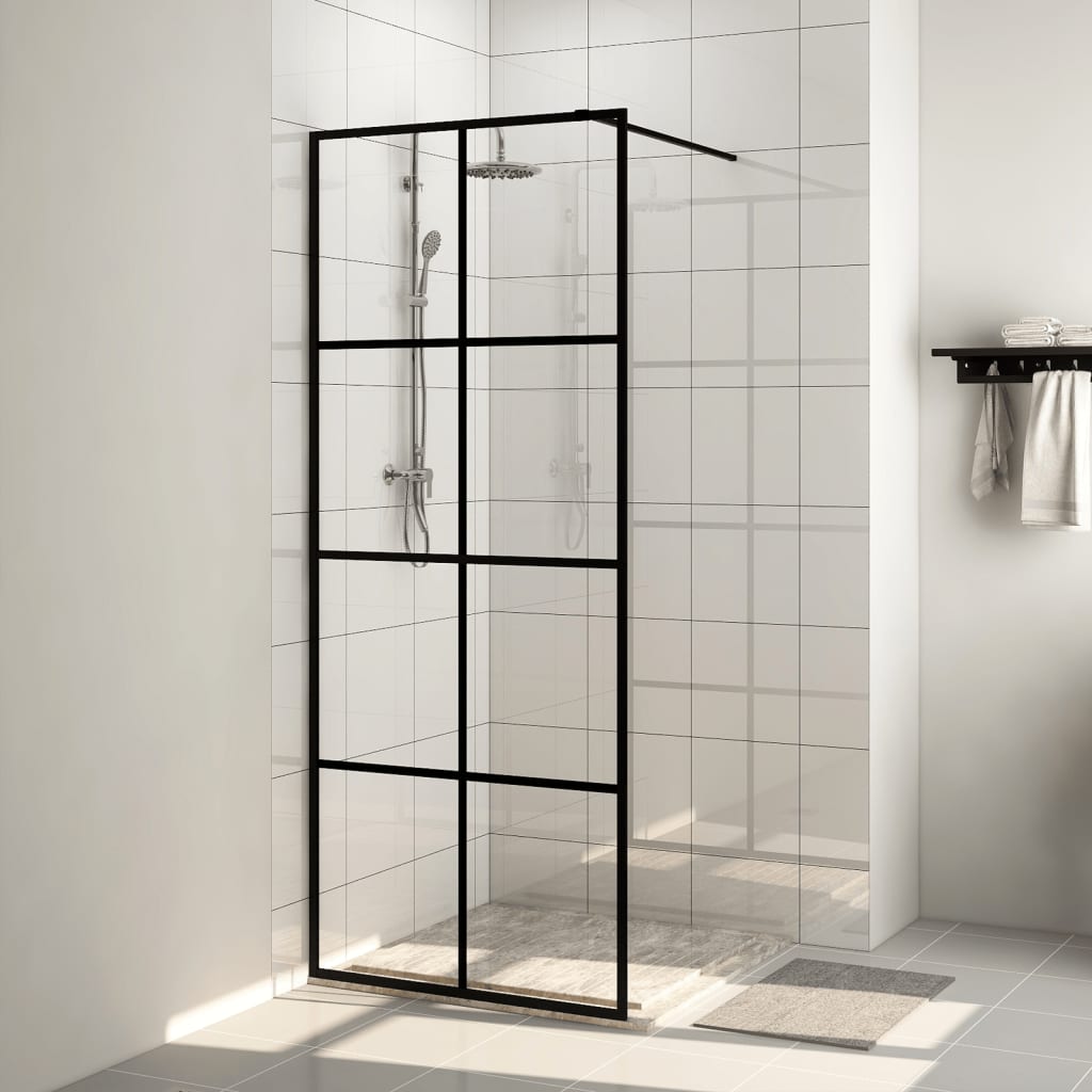 Parete Doccia Walk In Bianca Vetro Esg