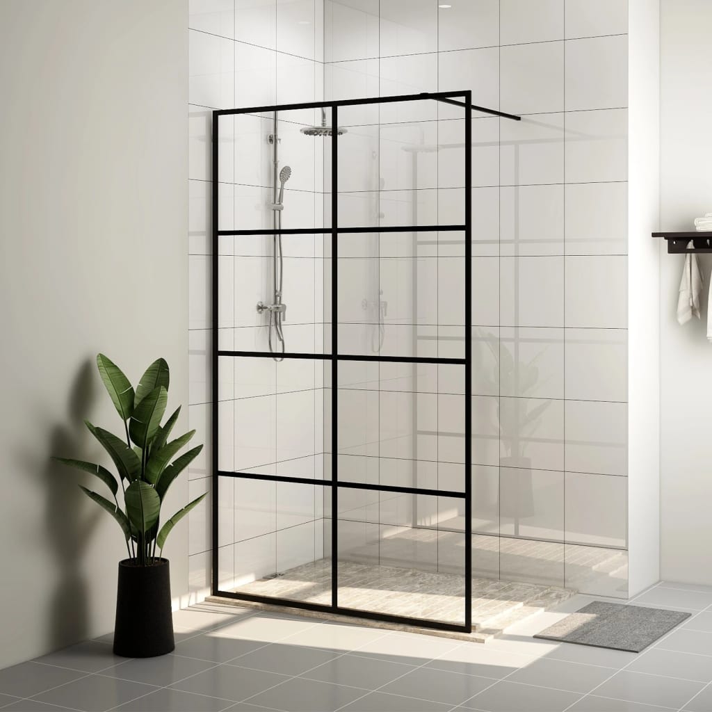 Parete Doccia Walk In Bianca Vetro Esg
